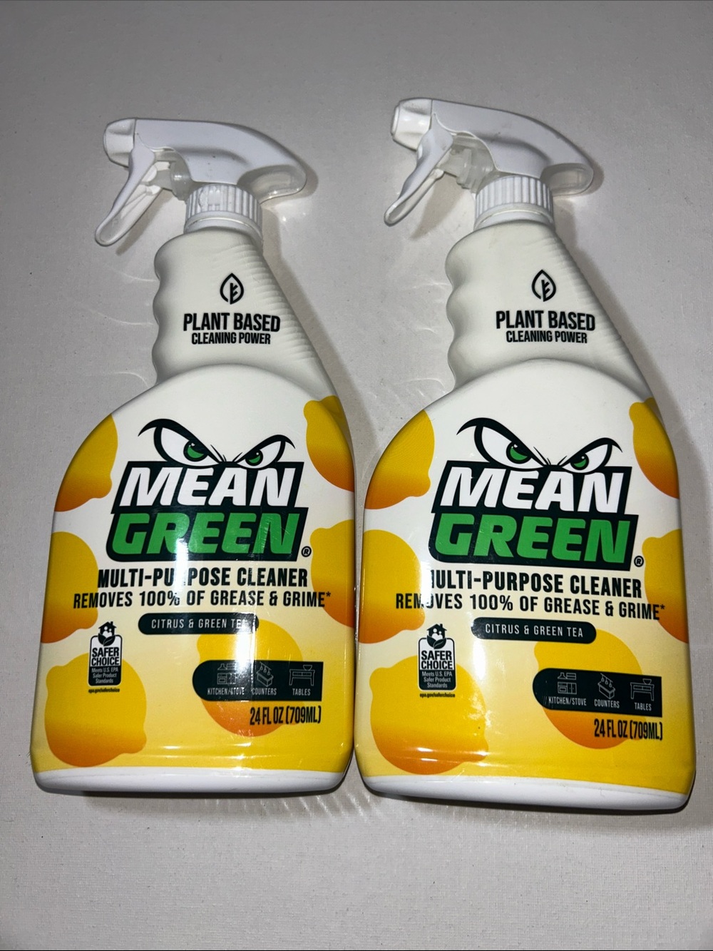 Multi-Purpose Cleaner Spray - Citrus & Green Tea, White/Yellow